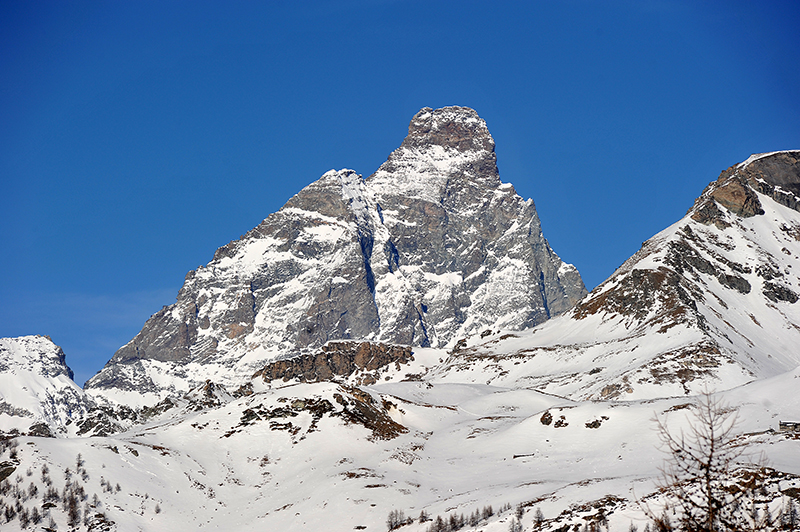 The Mount Cervino during the winter. (Foto: Massimo Mormile)